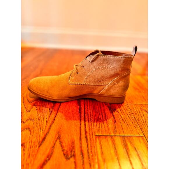 Franco Sarto Womens Taupe Beige Pebbles Suede Chukka Boot Bootie Size 6.5M - Picture 4 of 11